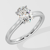 2 ct Oval Solitaire Diamond Ring