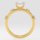 1.5 ct Spaced Oval Diamond Ring