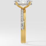 2.5 ct Oval Double Band Ring