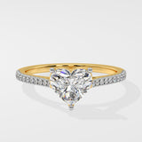 2 ct Heart Diamond Ring
