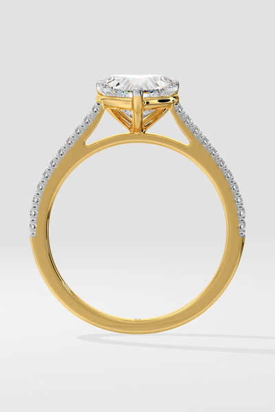 2 ct Heart Ring