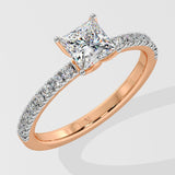 1 ct Princess Diamond Ring