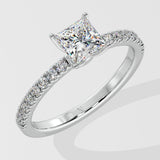 1 ct Princess Diamond Ring