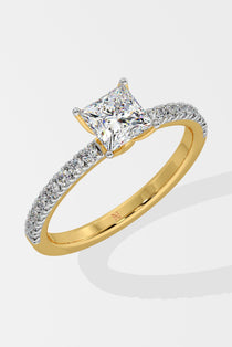 1 ct Princess Ring - House Of Quadri