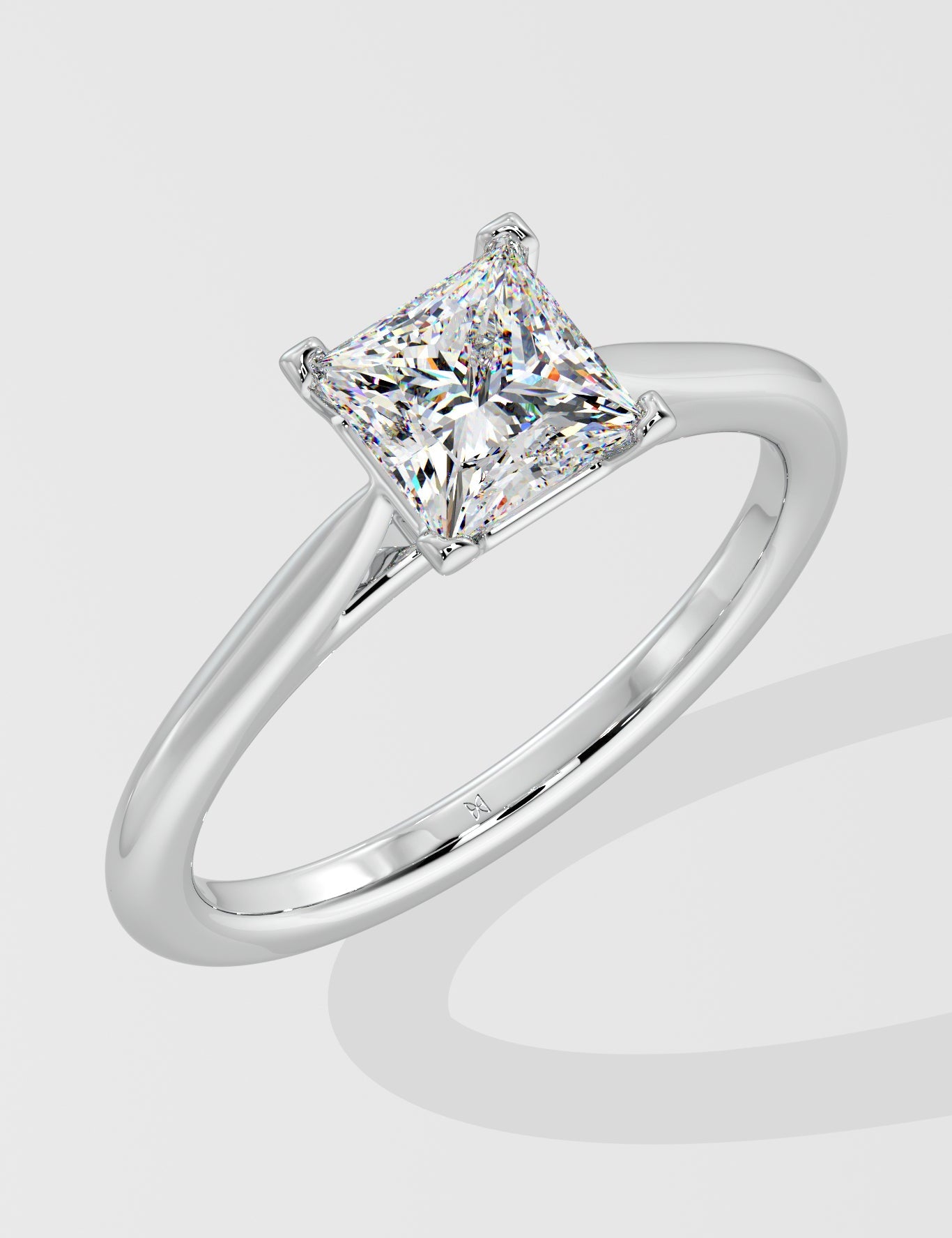 1 ct Classic Princess Diamond Ring