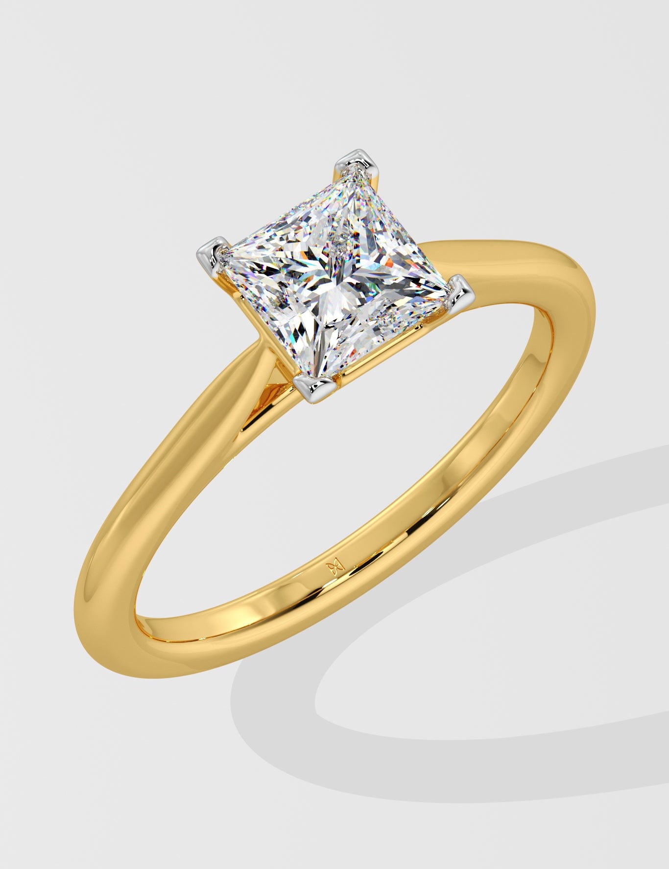 1 ct Classic Princess Diamond Ring