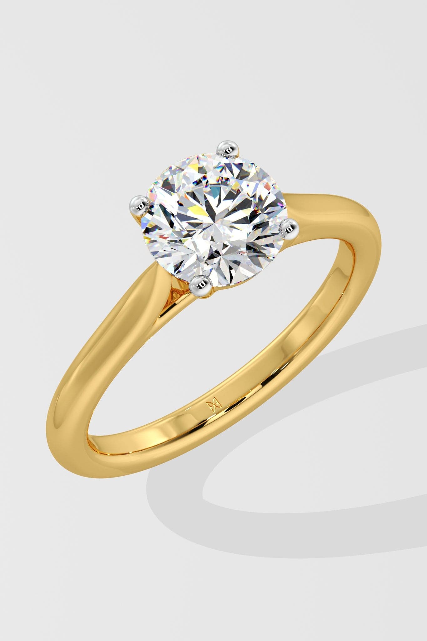 ct Classic Solitaire Diamond Ring