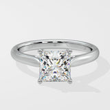 2 ct Princess Flow Diamond Ring