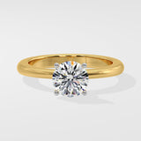 1.5 ct Secret Halo Diamond Ring