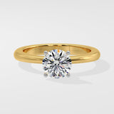 1.5 ct Secret Halo Diamond Ring