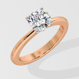 1.5 ct Secret Halo Diamond Ring