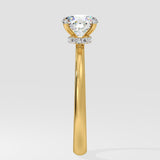 1.5 ct Secret Halo Diamond Ring