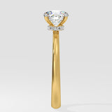 1.5 ct Secret Halo Diamond Ring