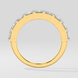 Princess Half Eternity Diamond Band