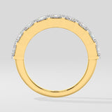 Princess Half Eternity Diamond Band