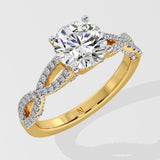 1.5 ct Luna Solitaire Diamond Ring