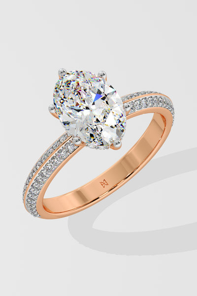 2 ct Oval Ritz Ring