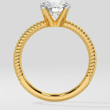 1.5 ct Braid Solitaire Diamond Ring