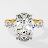 7 ct Oval Solitaire Ring