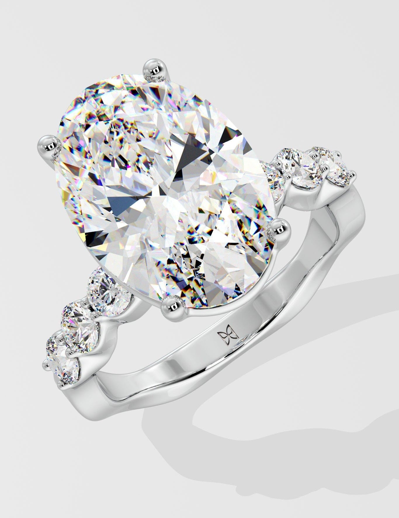 7 ct Oval Solitaire Ring