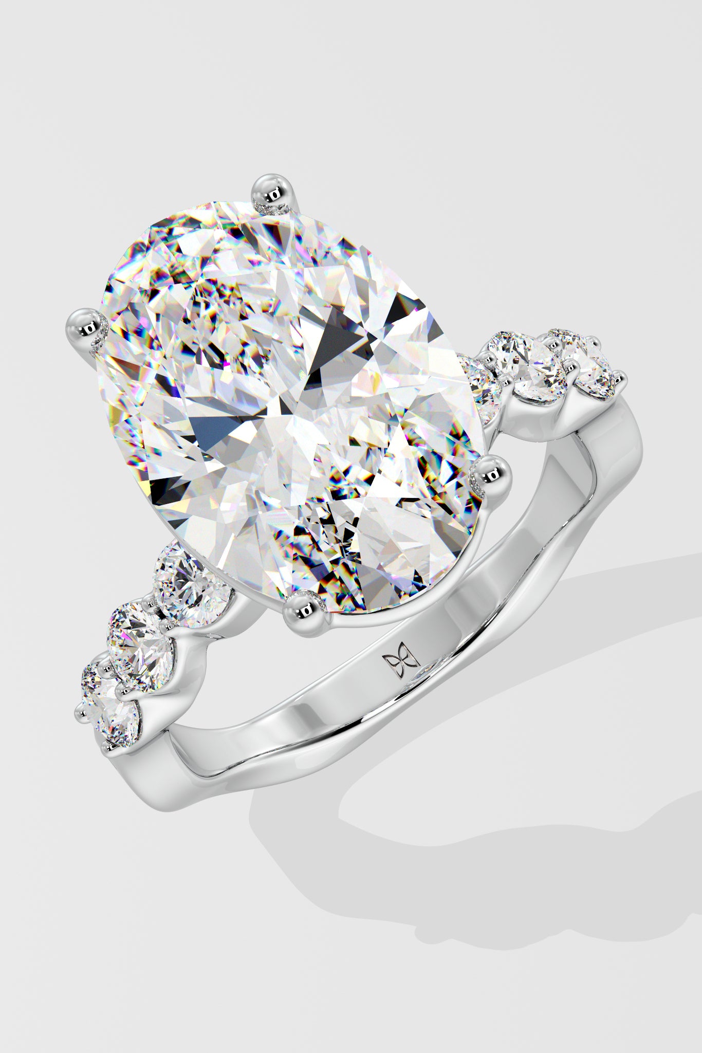 7 ct Oval Solitaire Ring