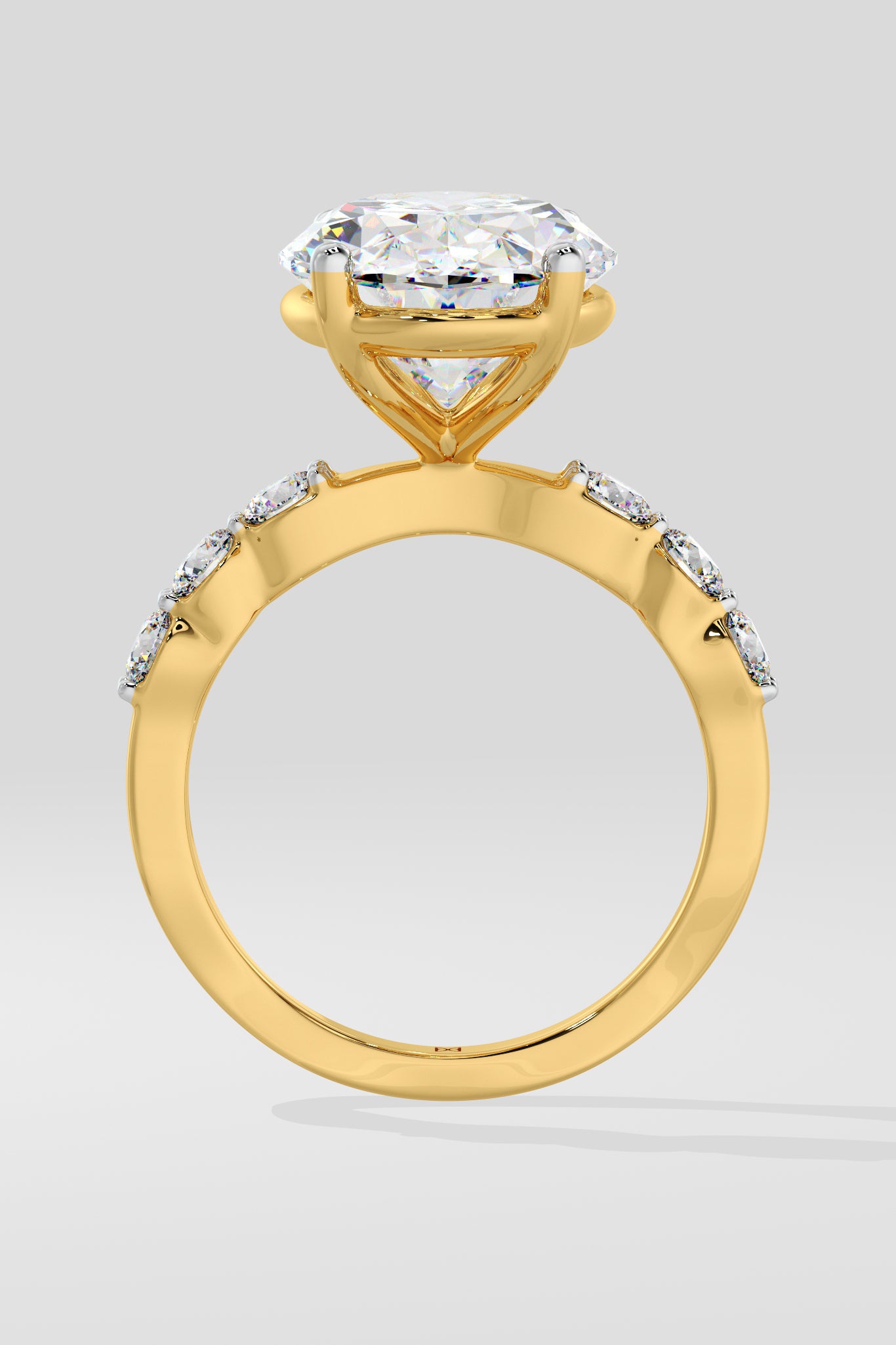 7 ct Oval Solitaire Ring