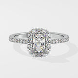 1 ct Radiant Gala Halo Diamond Ring
