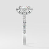 1 ct Radiant Gala Halo Diamond Ring