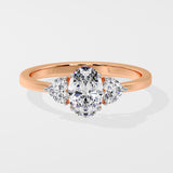 1 ct Trillium Oval Diamond Ring
