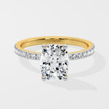 1.5 ct Elongated Cushion Diamond Ring