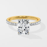 1.5 ct Elongated Cushion Diamond Ring