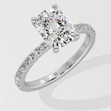 1.5 ct Elongated Cushion Diamond Ring