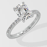 1.5 ct Elongated Cushion Diamond Ring