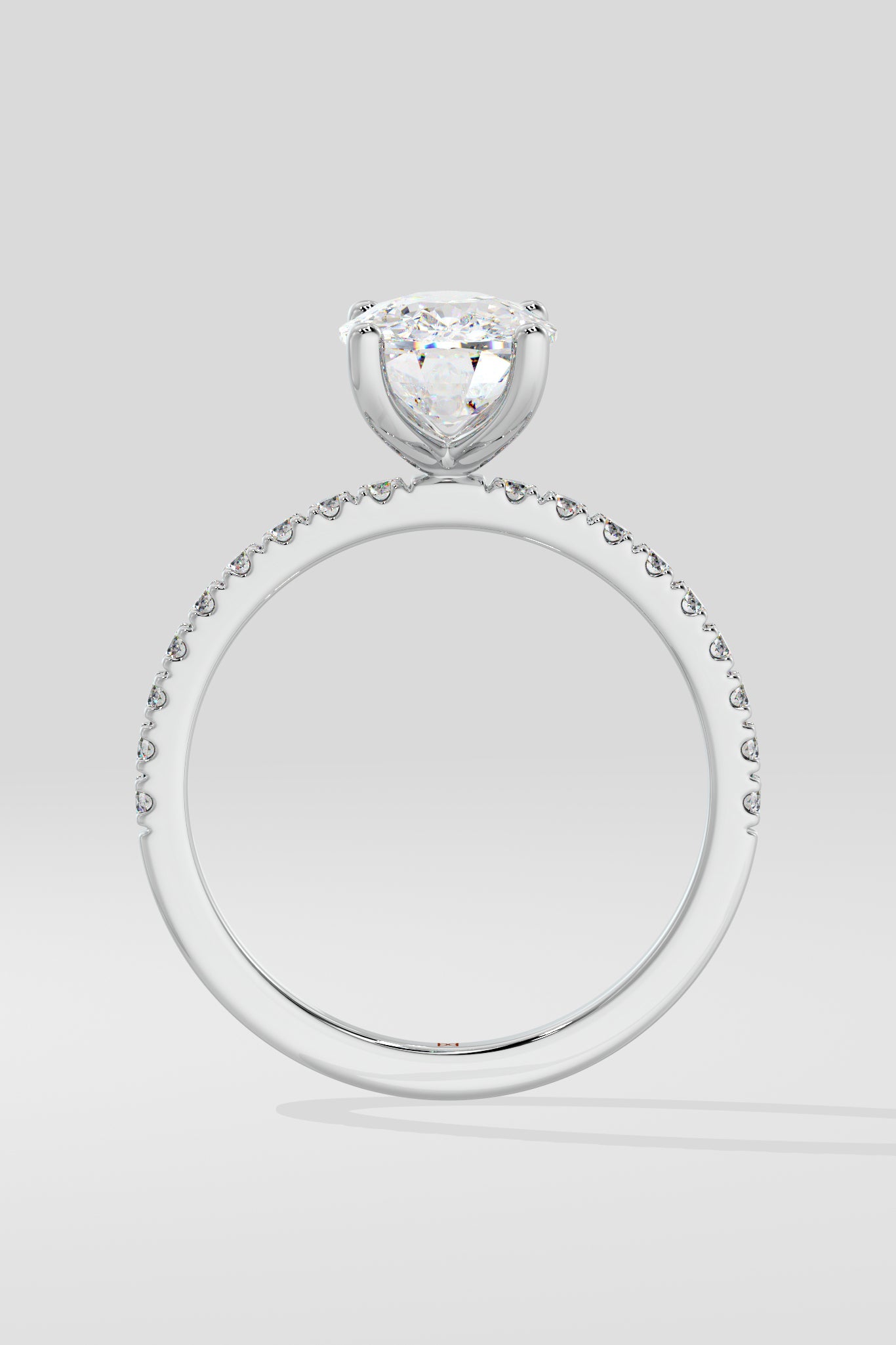 2 ct Elongated Cushion Ring