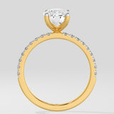 1.5 ct Elongated Cushion Diamond Ring
