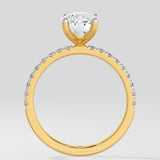 1.5 ct Elongated Cushion Diamond Ring
