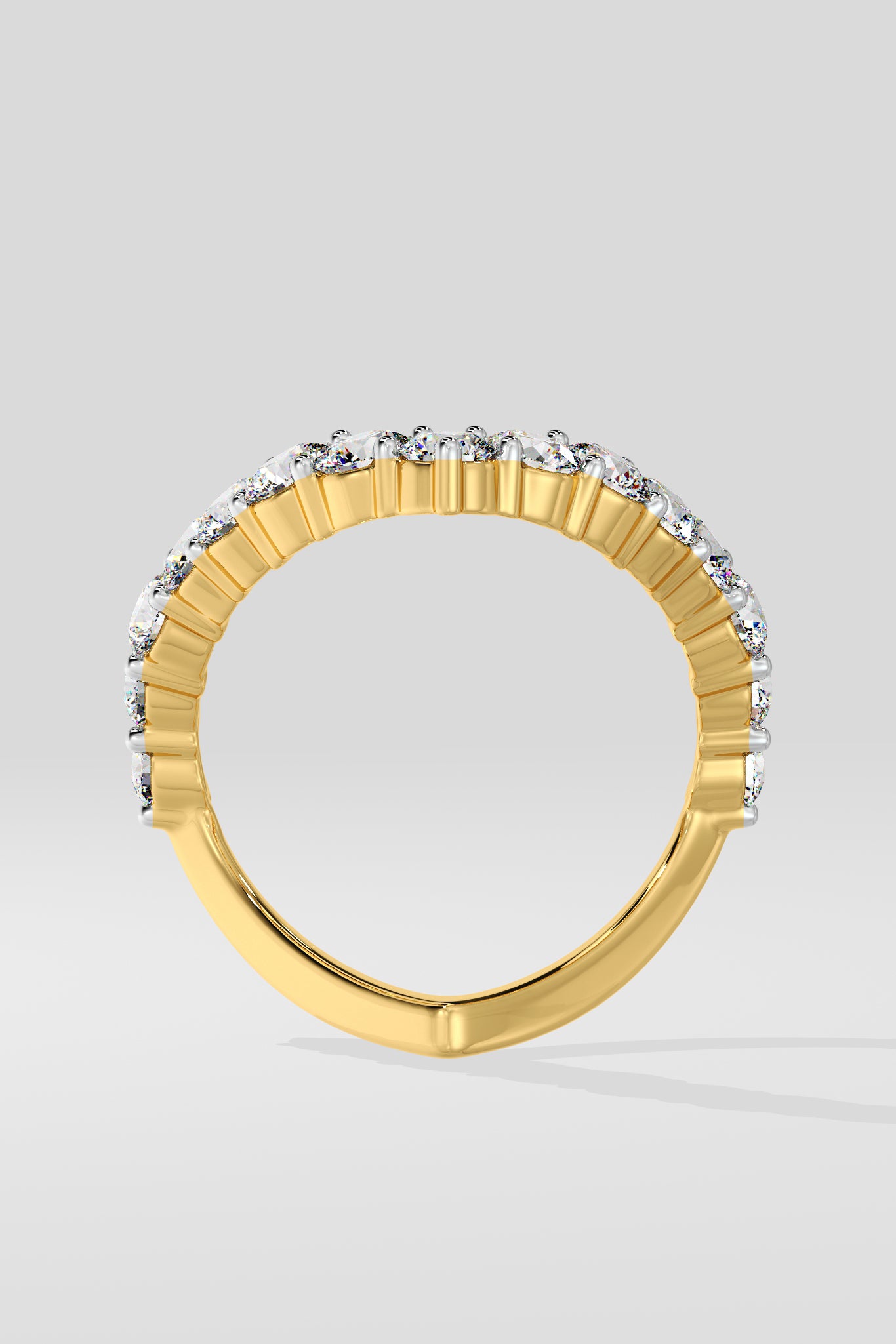 Vivid V Diamond Ring