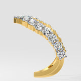 Vivid V Diamond Ring