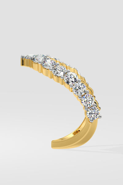 Vivid V Diamond Ring