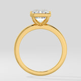3 ct Emerald Bezel Ring
