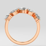 Angular Pear Diamond Band