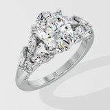 1.5 ct Oval Verdure Diamond Ring