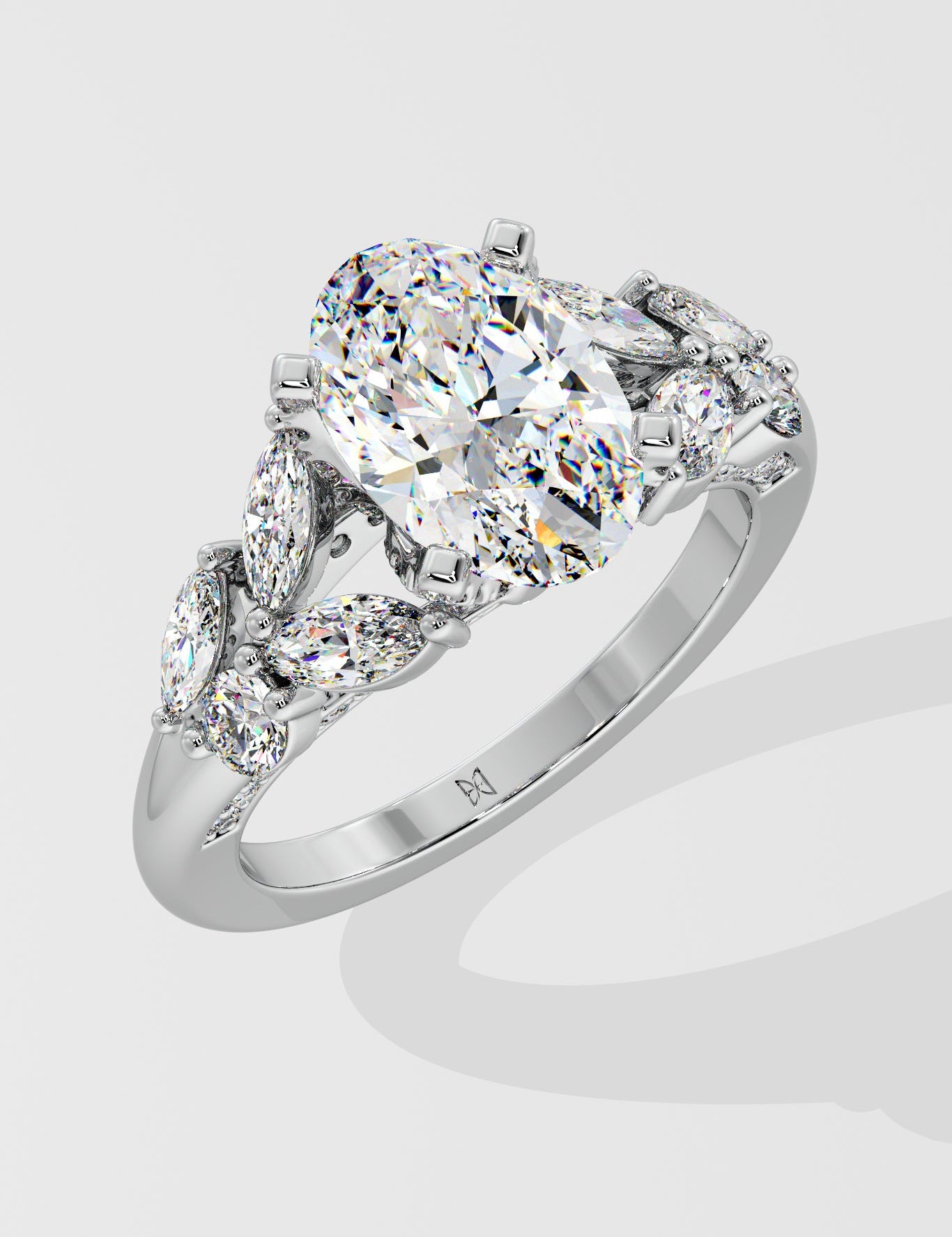 1.5 ct Oval Verdure Diamond Ring