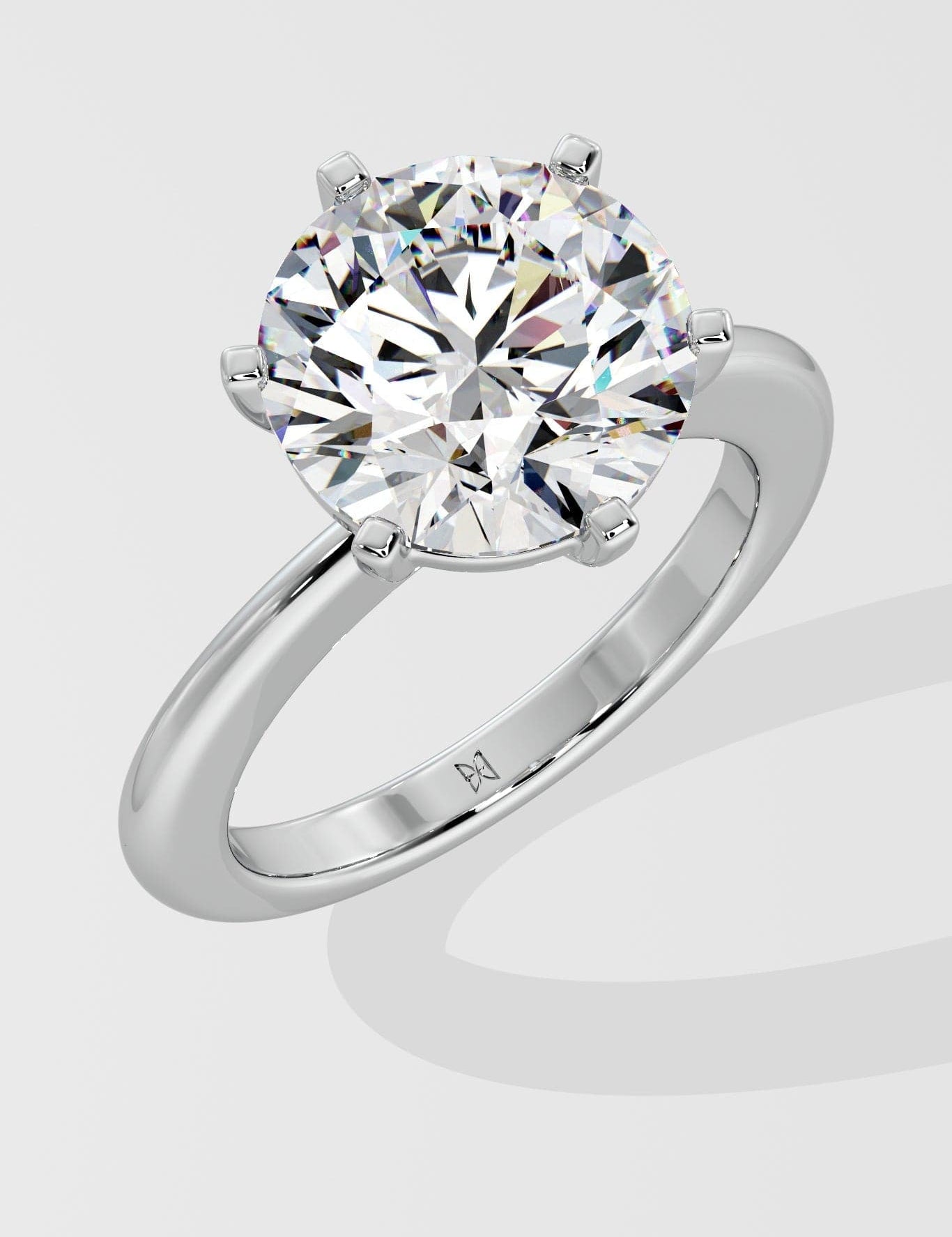 5 ct Classic Solitaire Ring