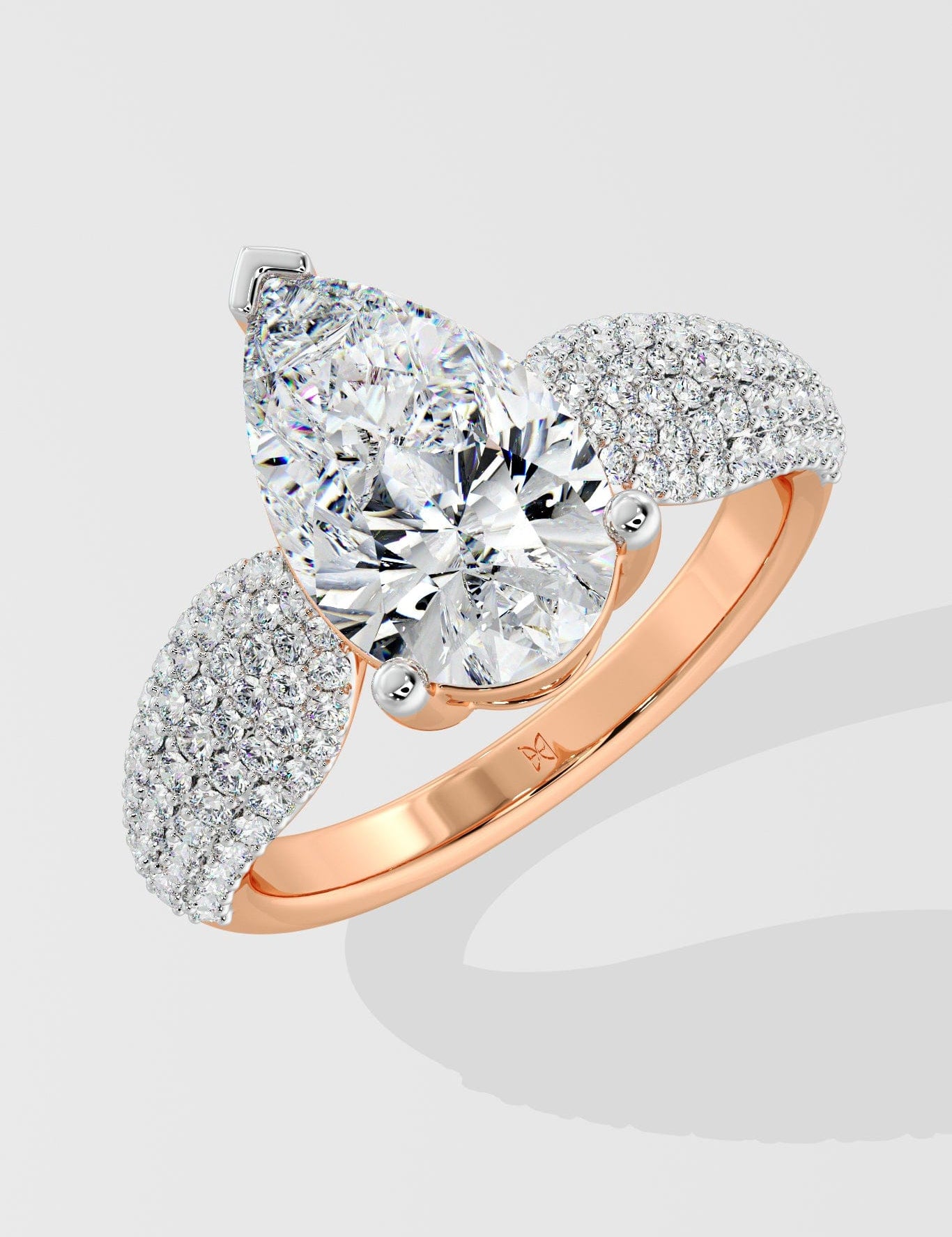 2.5 ct Pear Sienna Ring