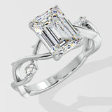 2.5 Ct Emerald Willow Ring