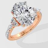 3 ct Oval Elara Ring