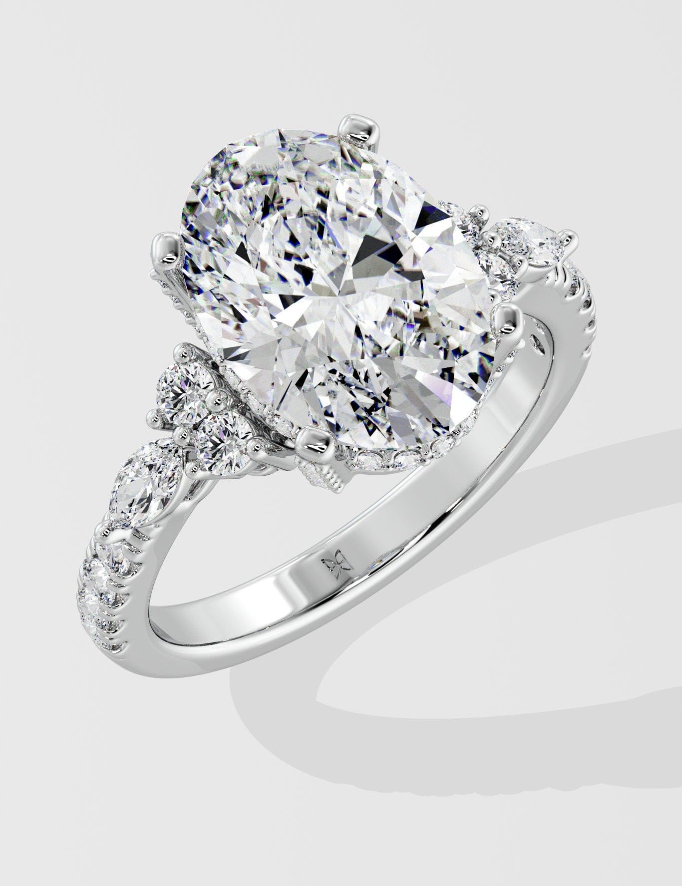 3 ct Oval Elara Ring
