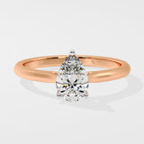 1 ct Pear Solitaire Diamond Ring