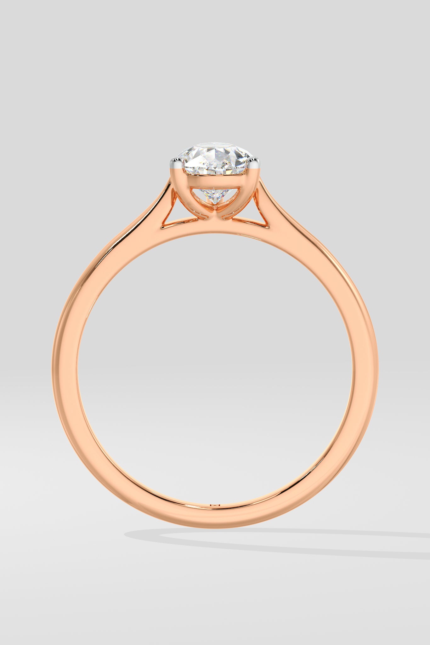 1 ct Pear Solitaire Ring